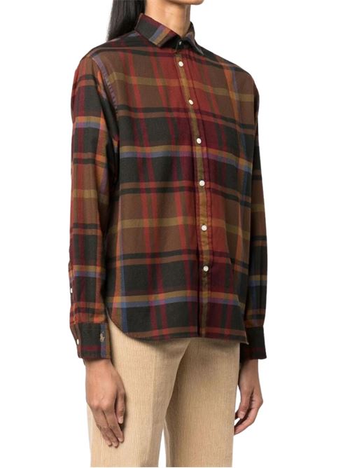 Camicia Donna rosso con motivo a quadri POLO RALPH LAUREN | 211910760001